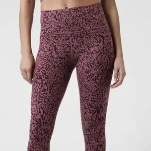 Athleta Salutation Stash Pocket II 7/8 Tight size Tawny Rose XL